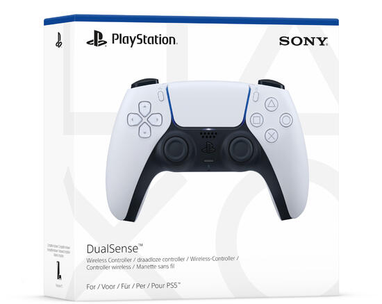 DUALSENSE WHITE WIRELESS CONTROLLER (WHITE) PS5 DUALSENSE WHITE WIRELESS CONTROLLER (WHITE) PS5
